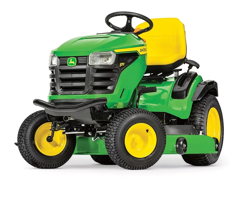 John-Deere-S170-Lawn-Tractor-Greentools-Pro-06-05-2026_01_23_AM John Deere S170 Lawn Tractor – 48" Edge Deck, 24 HP V-Twin, Deluxe 14" Steering Wheel, Hydrostatic Mower for 1–2 Acre Lawns - Image 1