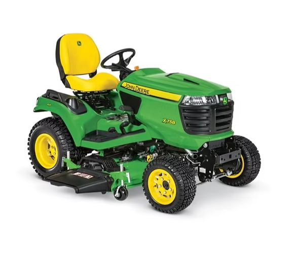 John-Deere-X758-Lawn-Tractor-Greentools-Pro-06-05-2026_01_04_AM John Deere X758 Lawn Tractor 4WD Diesel - 24 HP Yanmar, Accepts 48-60 in. Decks, Hydrostatic - Image 1
